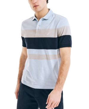 Nautica Men's Classic Fit Striped Polo Shirt