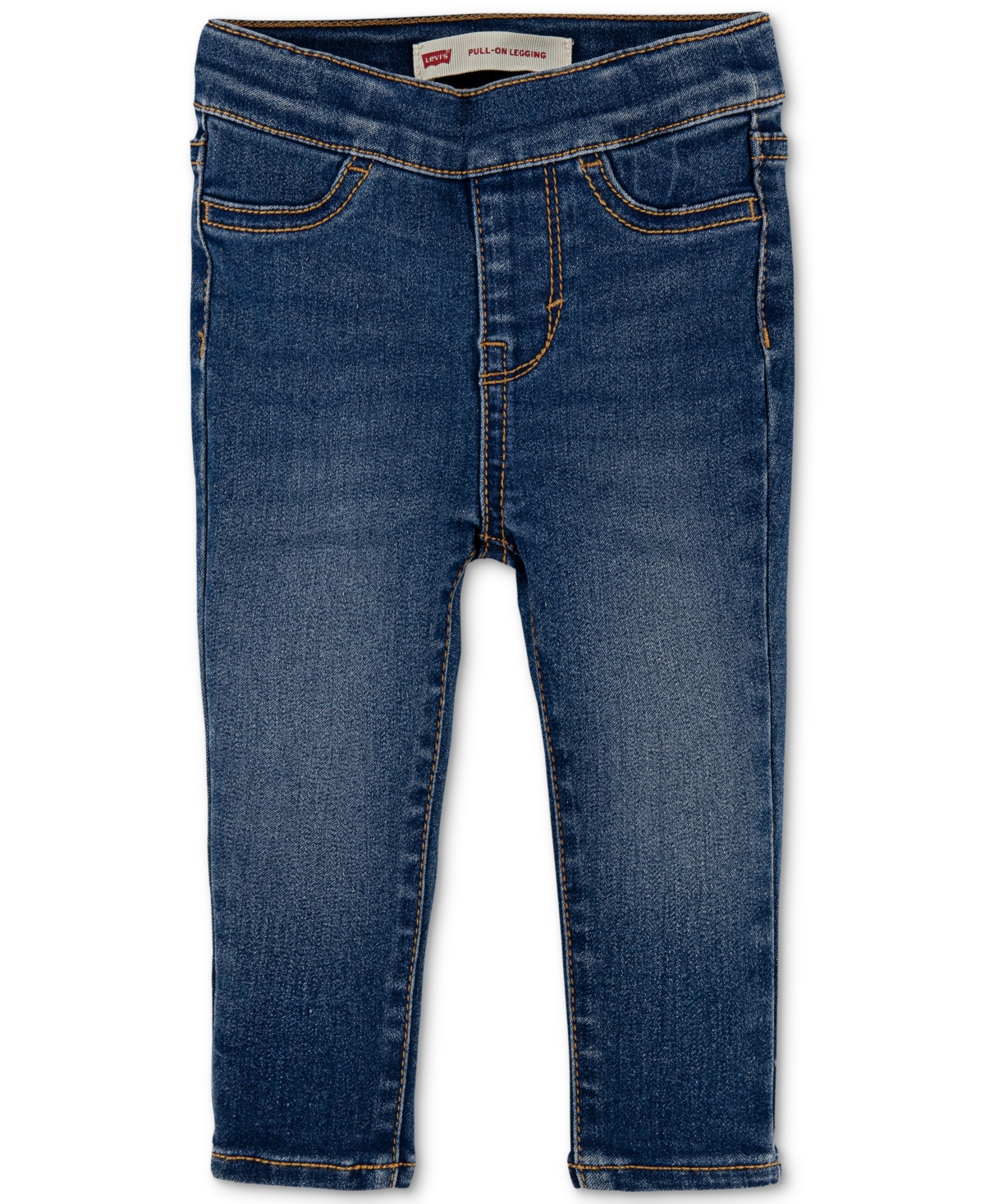 Size 3M Baby Girls Pull On Denim Jeggings