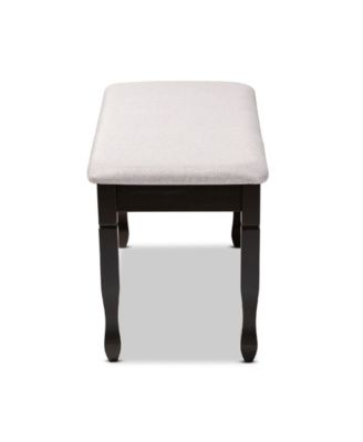 Corey Modern and Contemporary Fabric Upholstered Dining Bench
