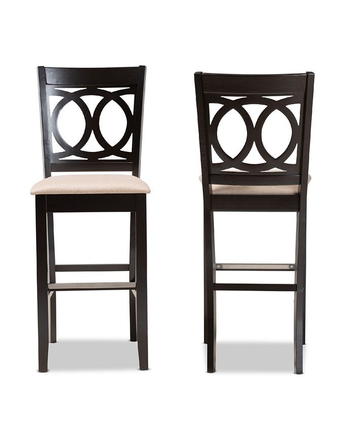 Baxton Studio Carson Modern and Contemporary Fabric Upholstered 2 Piece