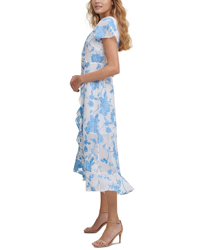 kensie Embroidered Midi Dress & Reviews Dresses Women Macy's
