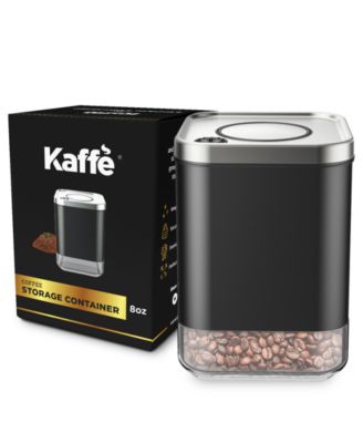 Airtight Square Coffee Storage Container, 8-Oz.