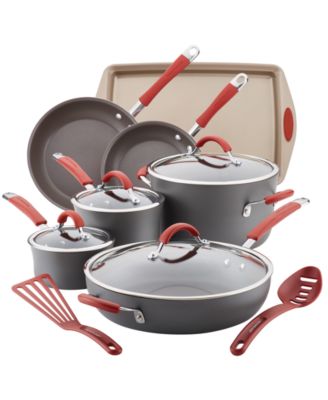 Rachael Ray - Cucina Hard-Anodized Aluminum Nonstick 13-Pc. Cookware Set