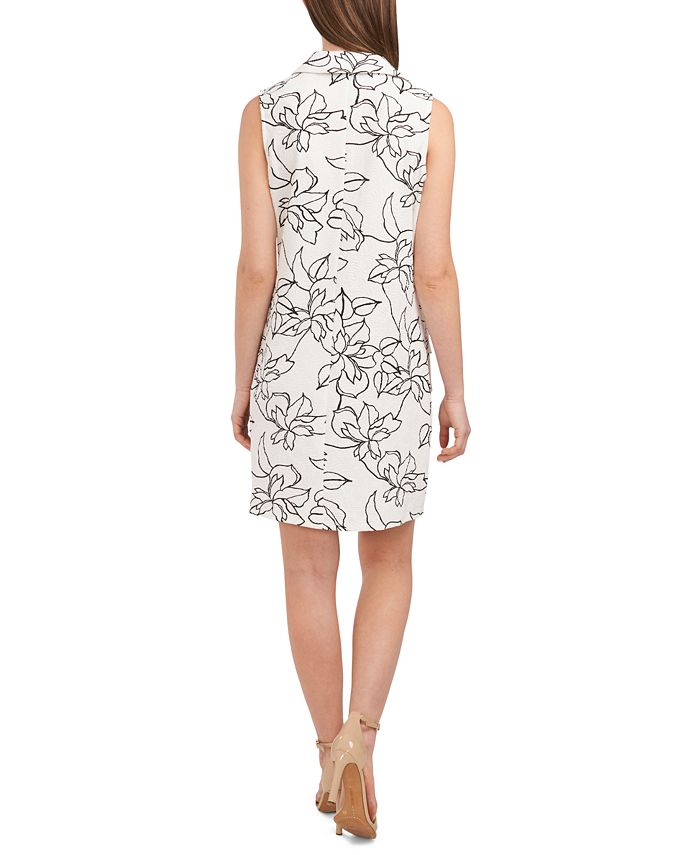 MSK FloralPrint GrommetPocket VNeck Dress & Reviews Dresses