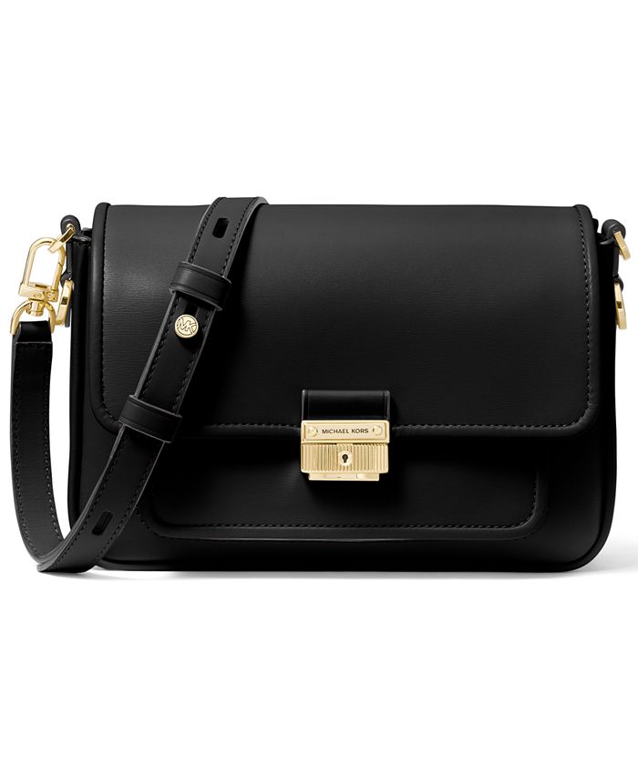 Michael Kors Bradshaw Medium Leather Messenger Bag & Reviews - Handbags &  Accessories - Macy's