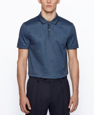 Boss Men's Regular-Fit Hemp Polo
