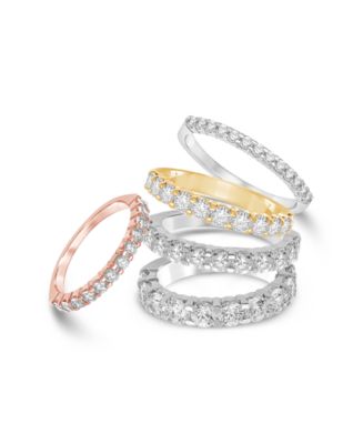 Diamond Band (1/4 to 2 ct. t.w.) in 14k Yellow Gold, Rose Gold or White Gold