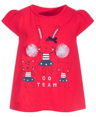 Baby Girls Go Team Cotton Tunic, Created for Macy's
