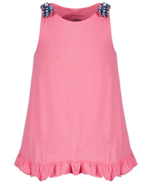 First Impressions Baby Girls Knot Ruffle Cotton Tunic Created for Macy's