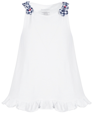 First Impressions Baby Girls Knot Ruffle Cotton Tunic Created for Macy's