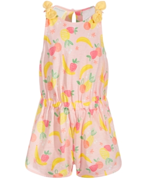 First Impressions Baby Girls Fruit-Print Cotton Romper Created for Macy's