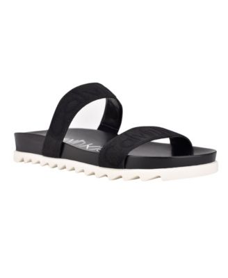 calvin klein slip on sandals