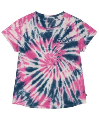 Lucky Brand Big Girls Tie Dye T-Shirt 