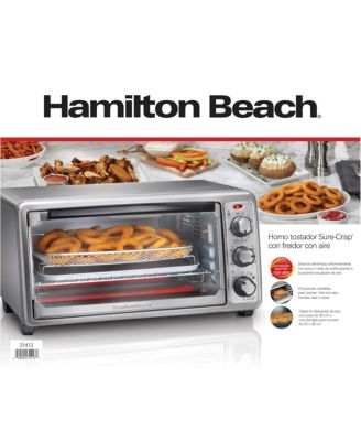 Hamilton Beach Sure-Crisp™ Air Fryer Toaster Oven, 6 Slice Capacity ...