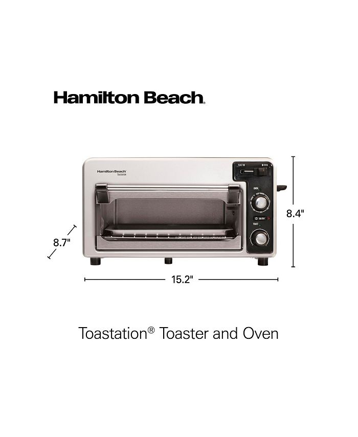 Hamilton Beach Toastation 2 Slice Toaster and Countertop Toaster Oven
