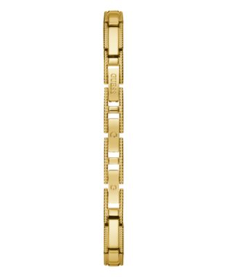 Womens Petite Gold-Tone Stainless Steel Glitz Bangle Watch 22mm