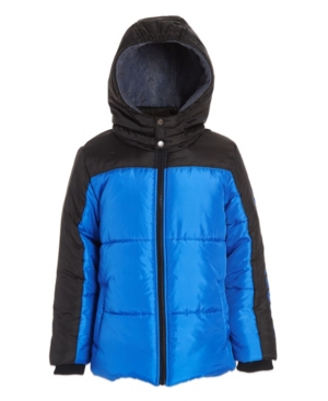 Toddler Boys Blocked Logo Puffer Jacket