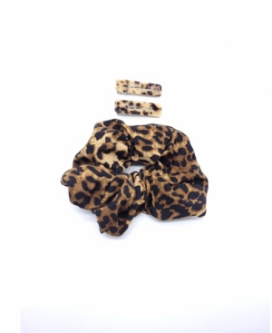 Soho Style Women's Hair Scrunchie And Clips Set In Open Miscellaneous