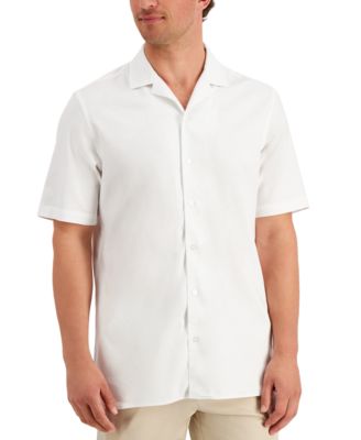 Alfani Men's Solid Camp Shirt, Created 
