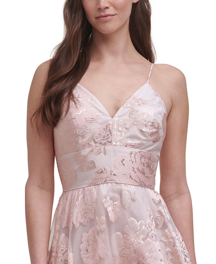 Eliza J Floral Jacquard Gown & Reviews - Dresses - Women - Macy's