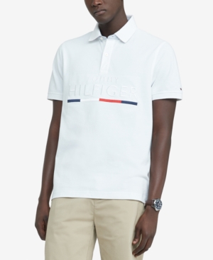 Tommy Hilfiger Men's Big & Tall Classic-Fit Toby Embroidered Logo Pique Polo Shirt