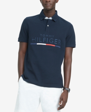 Tommy Hilfiger Men's Big & Tall Classic-Fit Toby Embroidered Logo Pique Polo Shirt