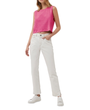 FRENCH CONNECTION ORGANIC COTTON CROPPED TOP