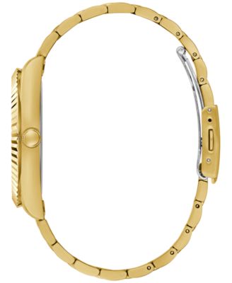 Men's Gold-Tone Stainless Steel Bracelet Watch 42mm