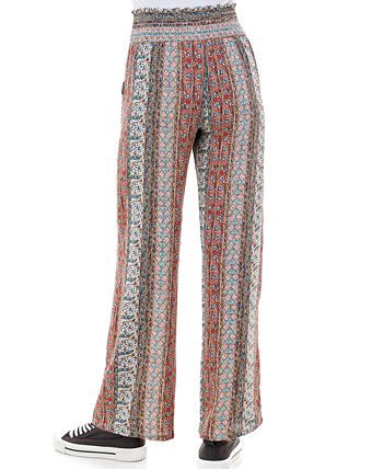 J. Crew NWT $59.50 Cotton Poplin Wide-Leg Pajama Pant in Scarf Border Print, XS