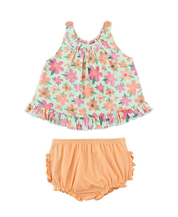 Girls Star-Spangled Swing Top/Bloomer Set by RuffleButts