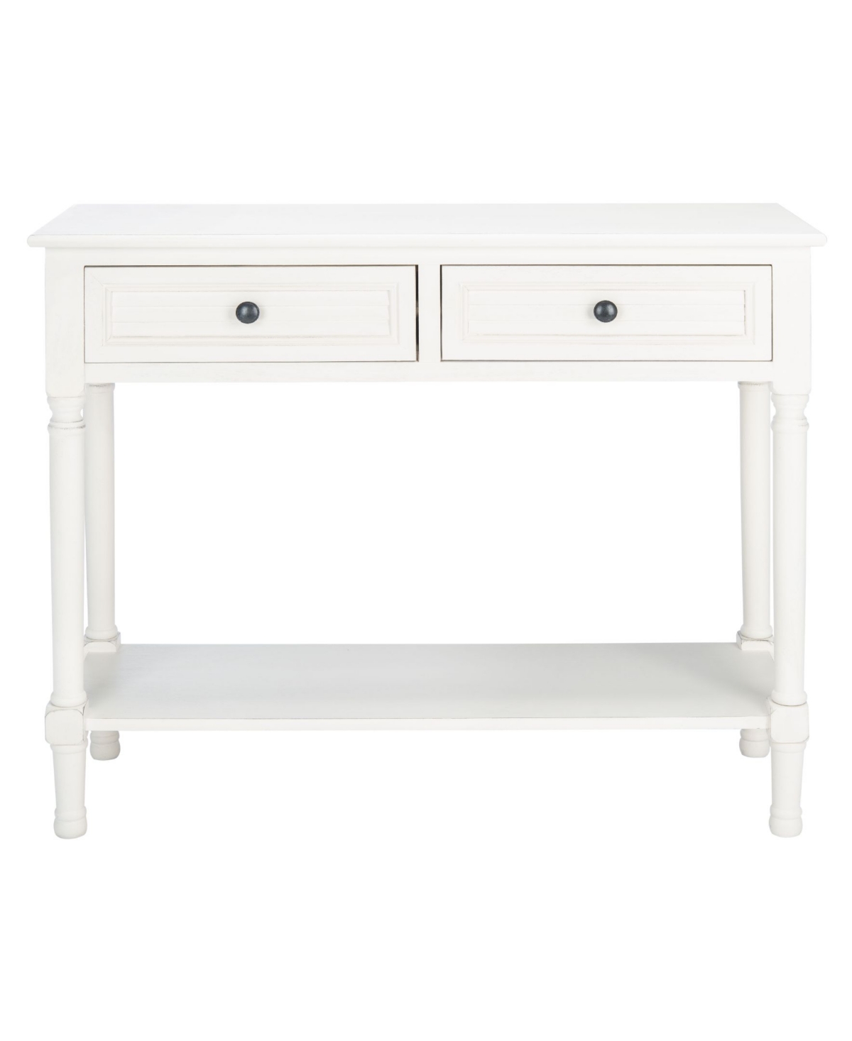 Safavieh Allura 2 Drawer Console Table In White
