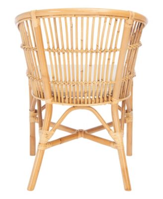 Olivia Rattan Accent Chair with Cushion