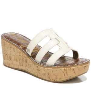 Sam Edelman Women's Ronie Logo Wedge Sandals Women's Shoes