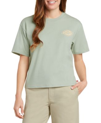 Dickies - Juniors' Cotton Tomboy Logo-Graphic T-Shirt