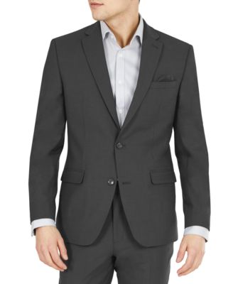 Bar III Men's Slim-Fit Solid Wool Suit Separates, Created for Macy's ...