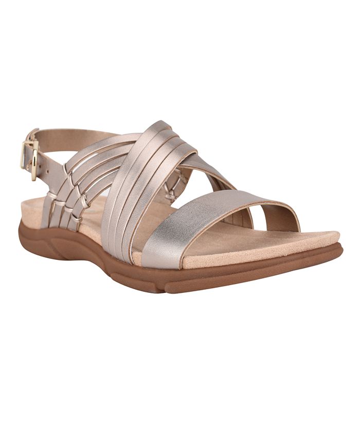 Easy Spirit Martha Stewart x Women's Marlis Strappy Flat Sandals