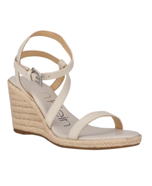 Calvin Klein Women's Betsy Strappy Espadrille Wedge Sandals Women's Shoes