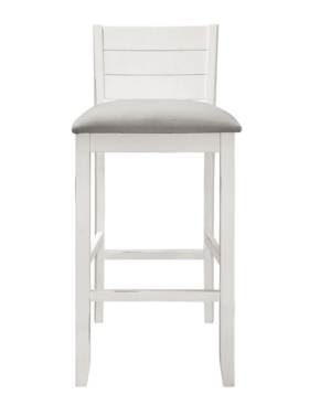 Hillsdale Fowler Bar Height Stool In White