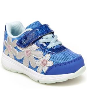 Stride Rite Little Girls Lighted Glimmer Lighted Sneaker