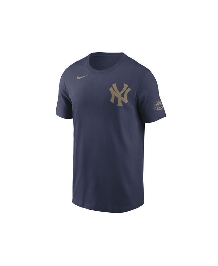 New York Yankees Nike MLB T-Shirt - Medium Grey Cotton