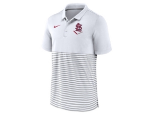 Nike Men's St Louis Cardinals Icon Stripe Polo Shirt