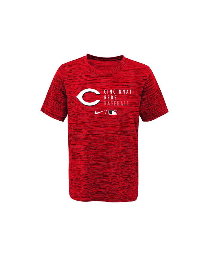 Youth Cincinnati Reds Nike Red Authentic Collection Practice Velocity  Performance T-Shirt