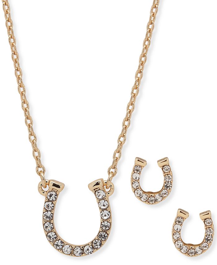 Macy's cheap horseshoe necklace