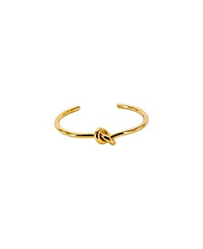  Philo Knot Bangle  in 18K Gold-Plated Brass