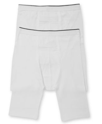 Vintage Jockey Life Men's White Tapered Boxer Underwear Size 40 NEW 1999 