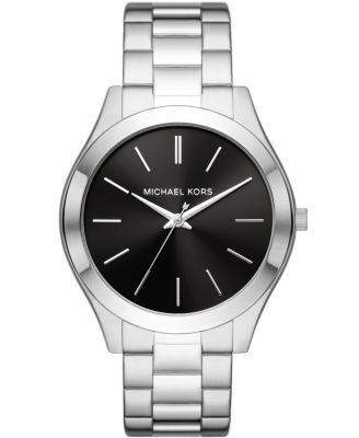 Michael Kors - Men's Slim Runway Three-Hand Stainless Steel Bracelet Watch 42mm