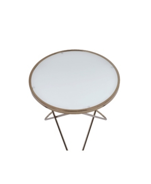 Acme Furniture Valora Coffee Table In Champagne And Frosted Glass