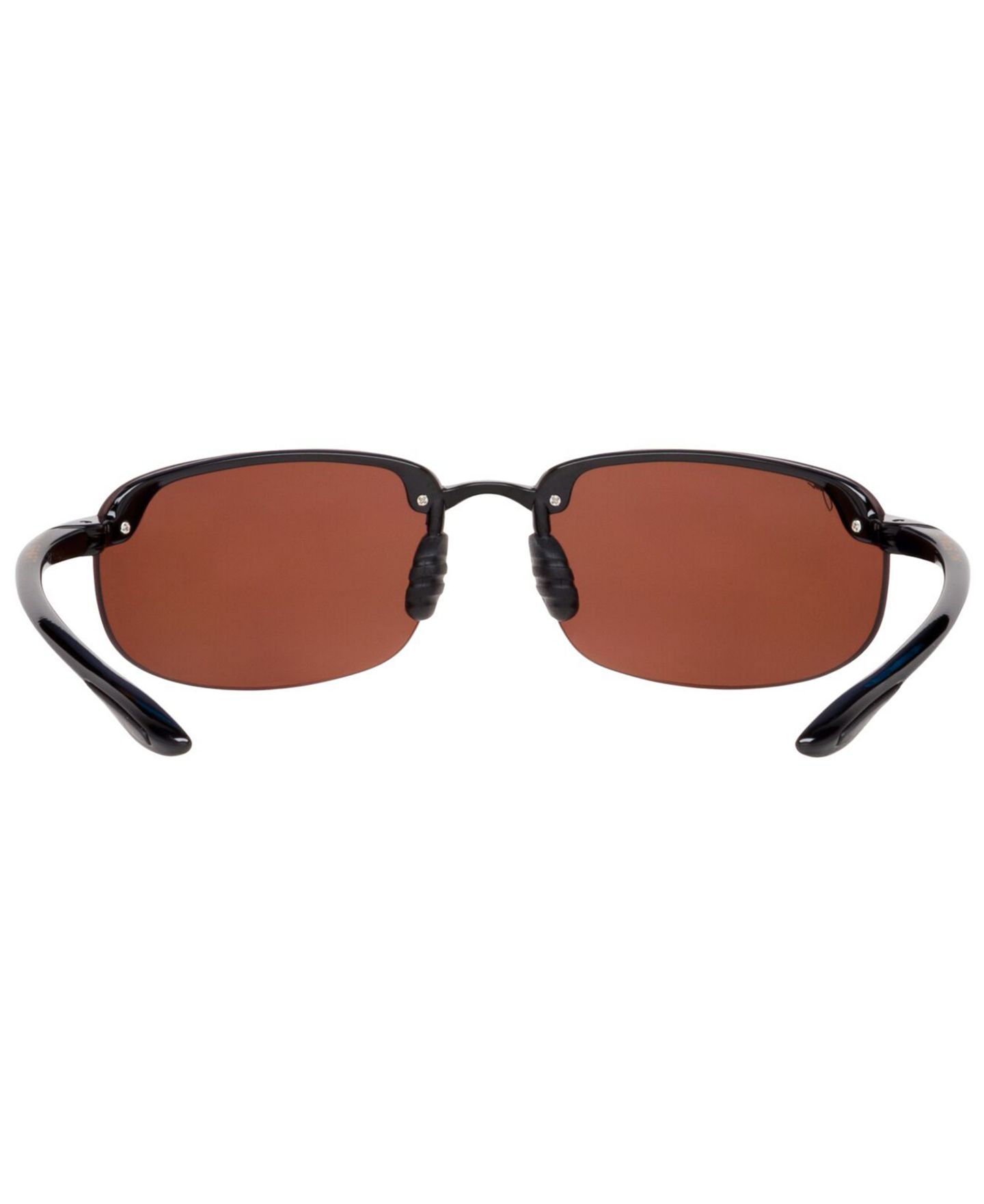 Женские солнцезащитные очки Maui Jim Hookipa Polarized Sunglasses, 407, цвет: Чёрный / Коричневый — фото 7