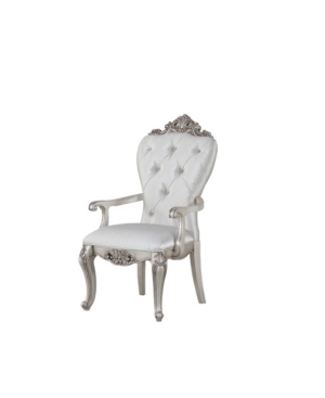 Acme Furniture Gorsedd Arm Chairs, Set Of 2 In White