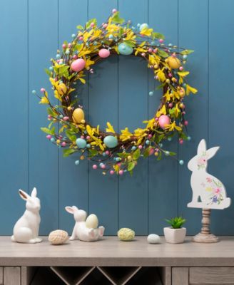 22"D Easter Egg Wreath